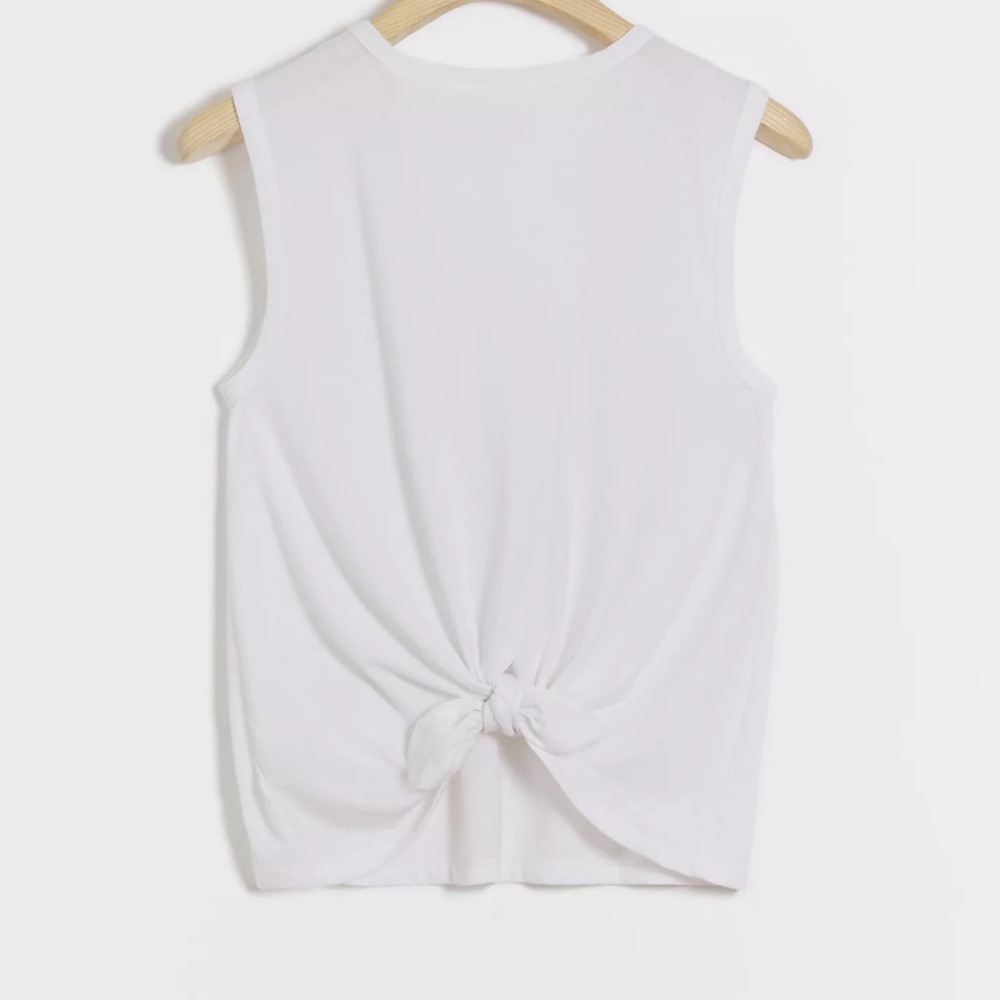 Anthropologie Lianne Knot Back Tank XL NWT